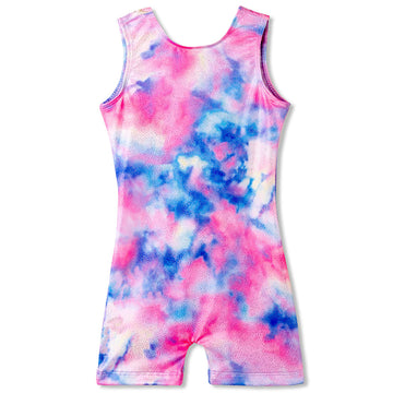 Rainbow Starry Sleeveless Gymnastics Leotard